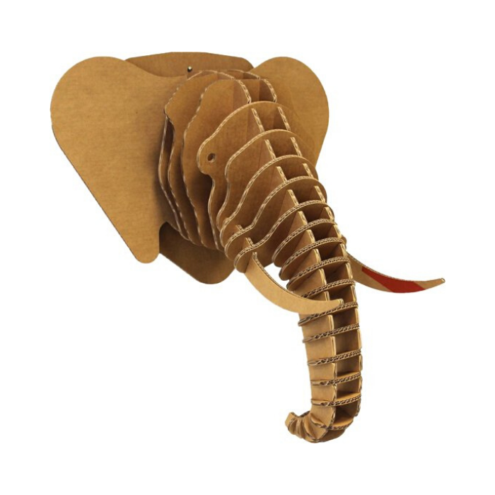 etnische-stijl-wanddecoratie-olifant-karton