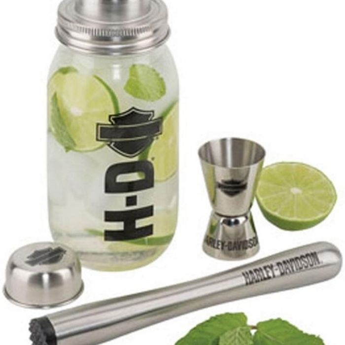 shaker voor cocktails van Harley Davidson om je coctails en mocktails zelf te maken